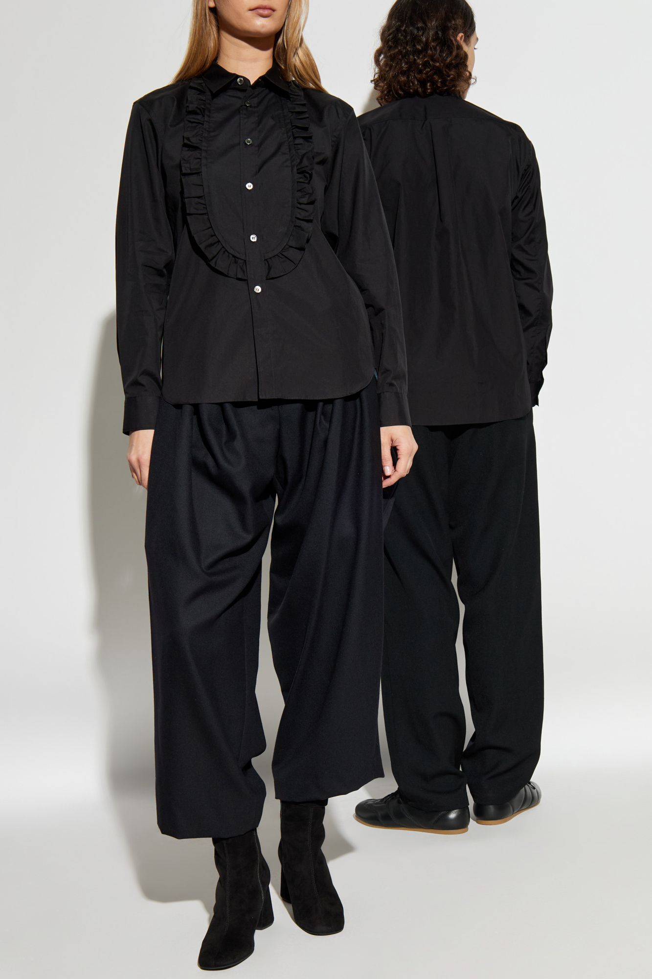 Comme des Garçons Black Shirt with jabot | Men's | Vitkac
